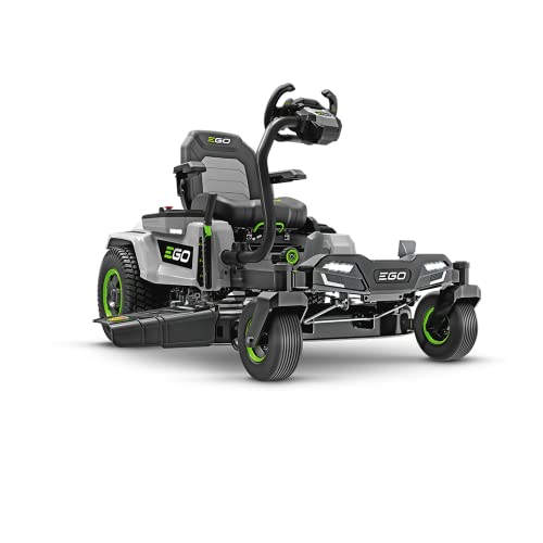 EGO POWER+ ZT4205S 42-Inch 56-Volt Lithium-ion Cordless Zero Turn Radius Mower with e-Steer™ Technology with (4) 12.0Ah Batteries and Charger Included