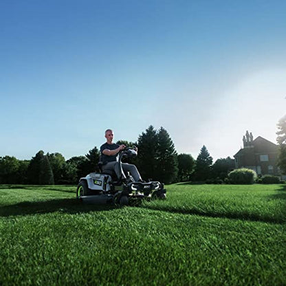 EGO POWER+ ZT4205S 42-Inch 56-Volt Lithium-ion Cordless Zero Turn Radius Mower with e-Steer™ Technology with (4) 12.0Ah Batteries and Charger Included